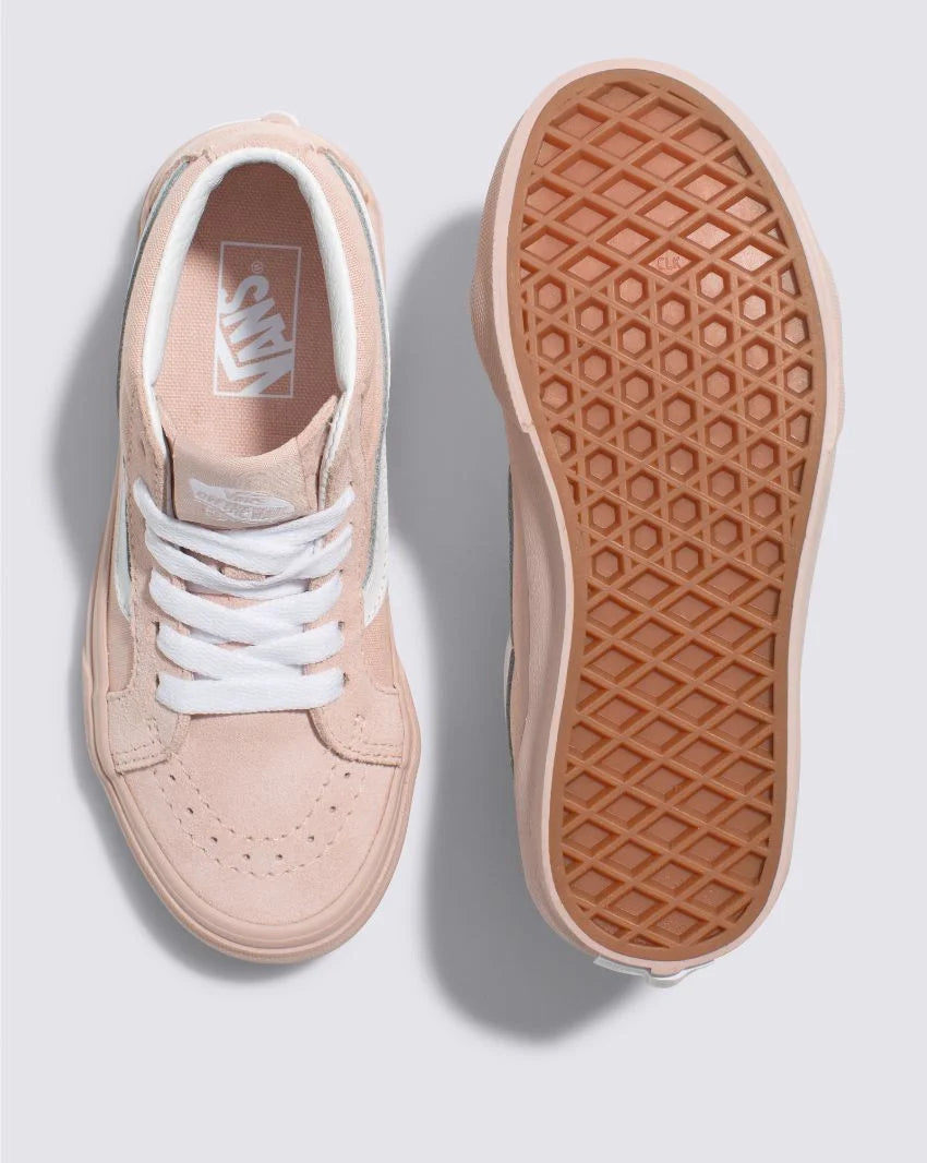 VANS Sk8-Mid Reissue Toddler Shoe - Pastel Mono Rose Smoke
