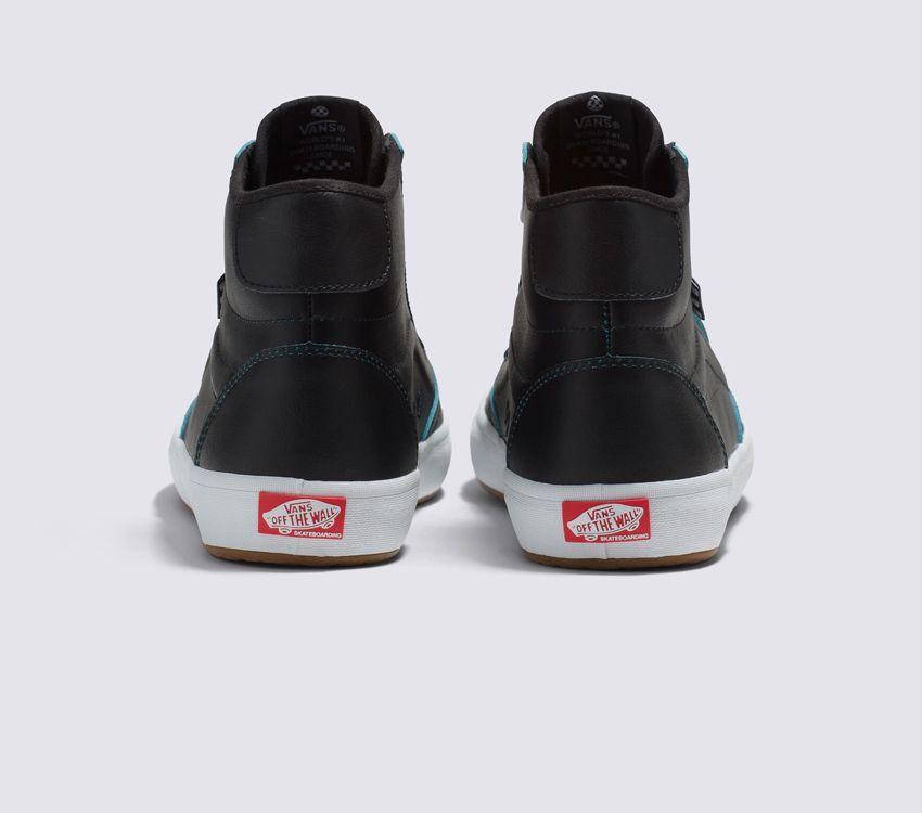 VANS The Lizzie Hi Shoe - Black/Blue - VENUE.