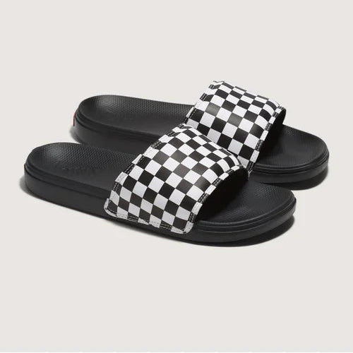 VANS La Costa Slide-Ons - (Checkerboard) True White/Black