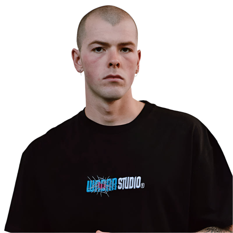WNDRR Shatter Box Fit Mens Tee - Black