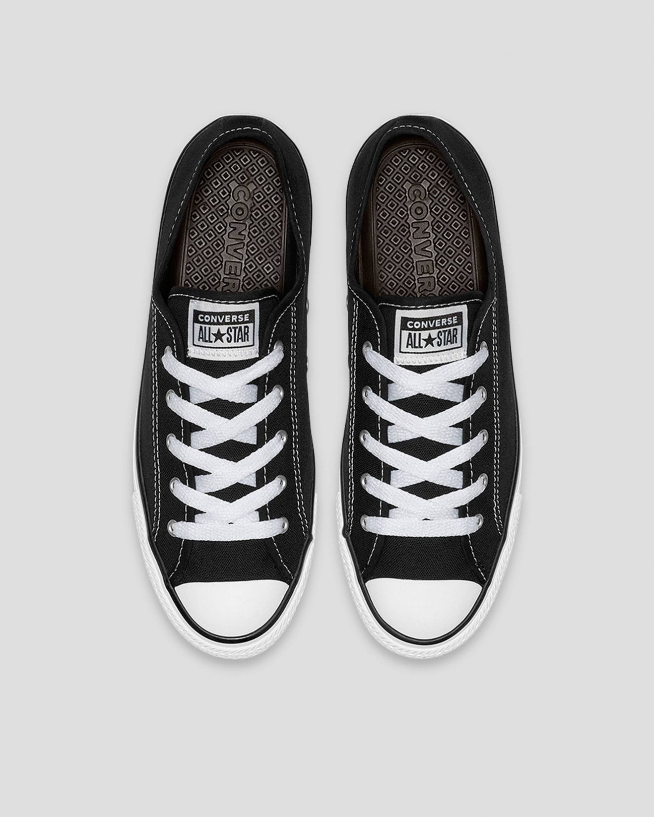 CONVERSE Chuck Taylor All Star Womens Dainty Shoe - Black - VENUE.