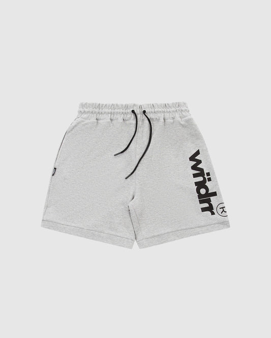 WNDRR Offcut Tech Mens Short - Grey Marle