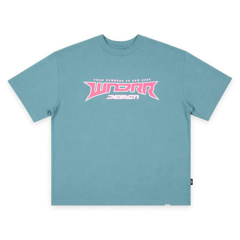 WNDRR Pulse Heavy Weight Tee - Dusk Blue