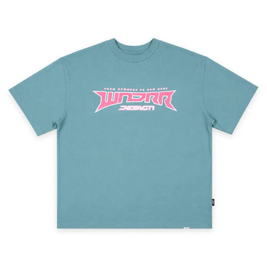 WNDRR Pulse Heavy Weight Tee - Dusk Blue