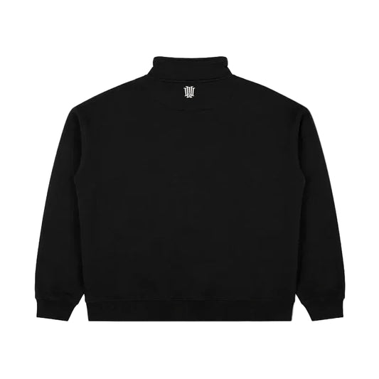 WNDRR Karnage 1/4 Zip Crew - Black