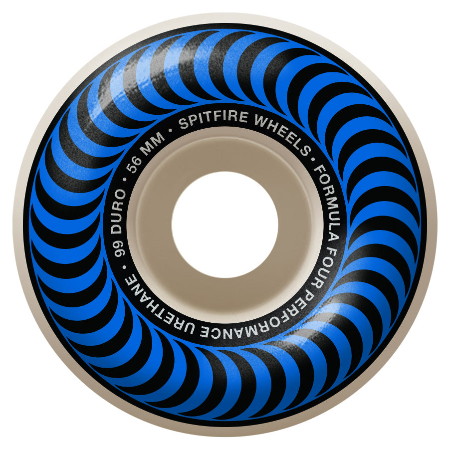 SPITFIRE 99 Formula Four Classic 56mm Skateboard Wheels - Blue
