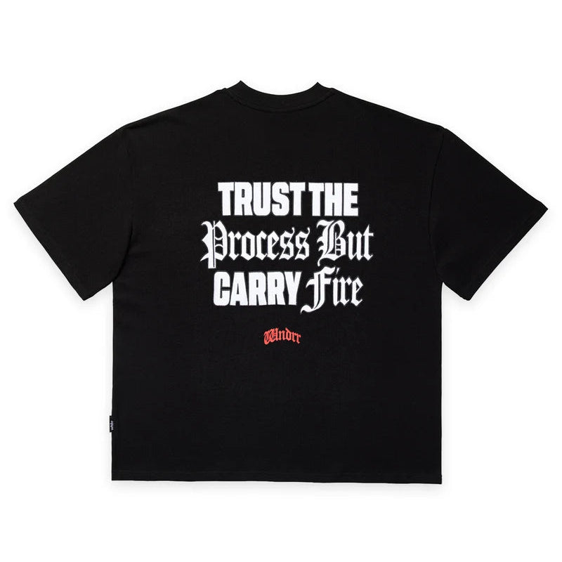 WNDRR Process Heavy Weight Tee - Black