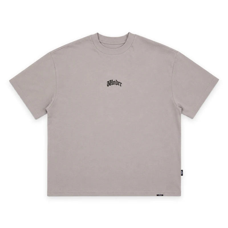 WNDRR Revival Heavy Weight Tee - Moon Grey