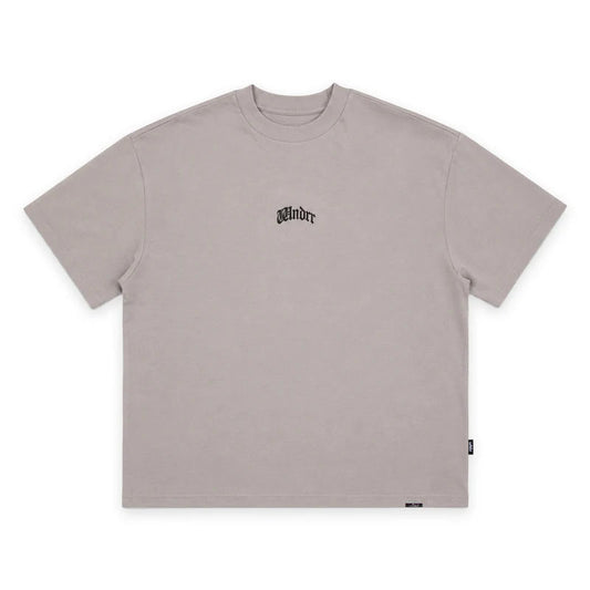 WNDRR Revival Heavy Weight Tee - Moon Grey