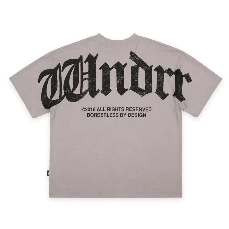 WNDRR Revival Heavy Weight Tee - Moon Grey