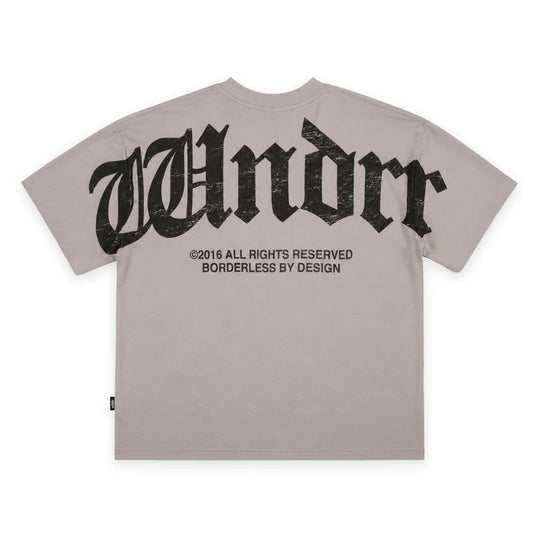 WNDRR Revival Heavy Weight Tee - Moon Grey