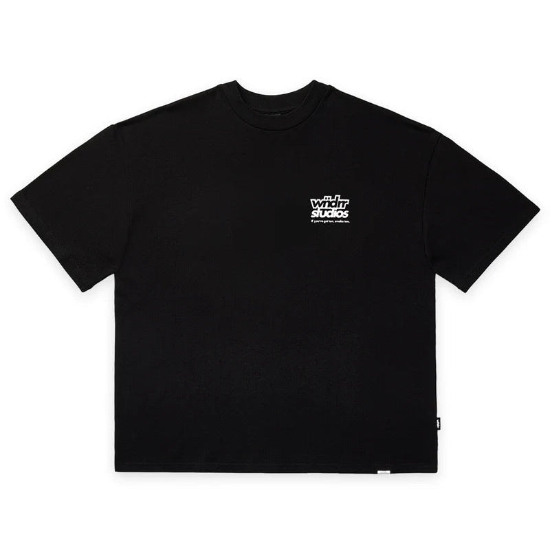 WNDRR Lighter Heavy Weight Tee - Black