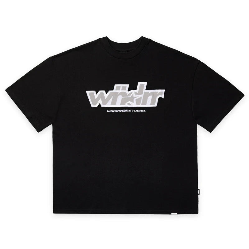 WNDRR Five Point Heavy Weight Tee - Black