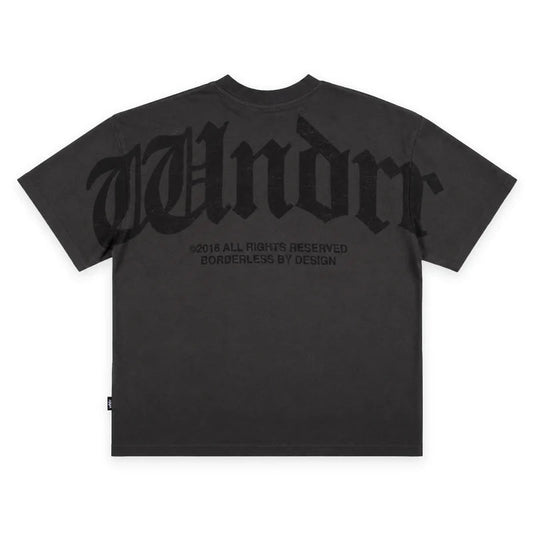WNDRR Revival Heavy Weight Tee - Faded Black