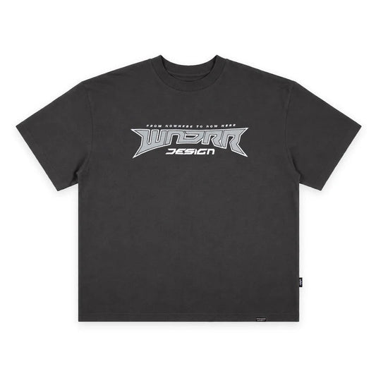 WNDRR Pulse Heavy Weight Tee - Faded Black
