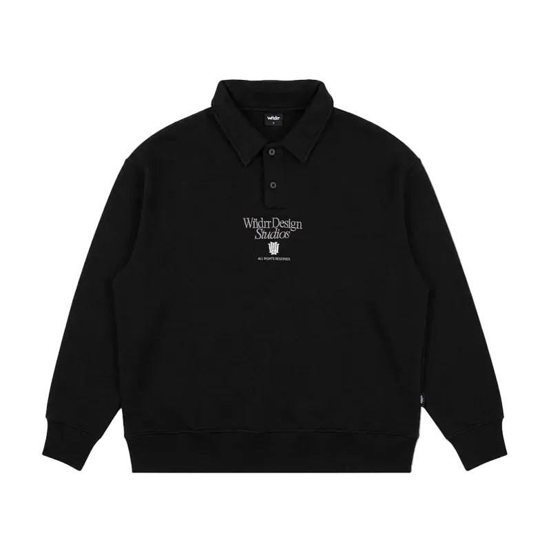 WNDRR Atelier Rugby Crew - Black