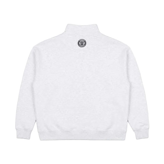 WNDRR Maison 1/4 Zip Crew - White Marle