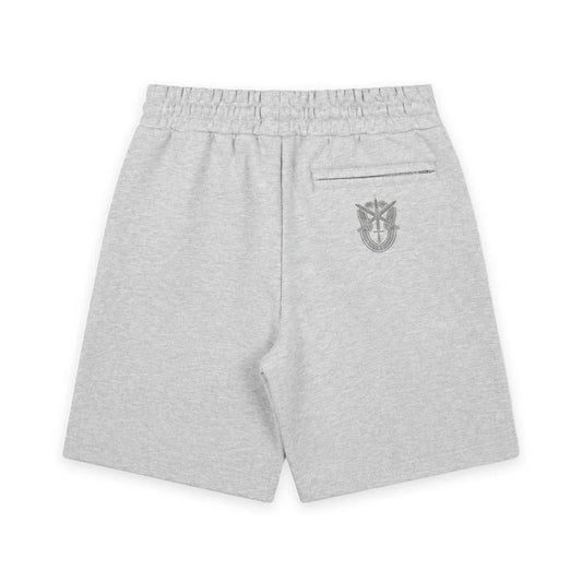 WNDRR Riot Elastic Waist Tech Track Short - Grey Marle