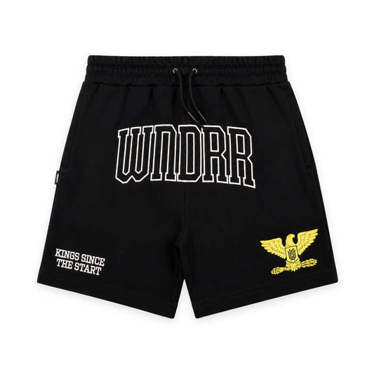 WNDRR Riot Elastic Waist Tech Track Short - Black