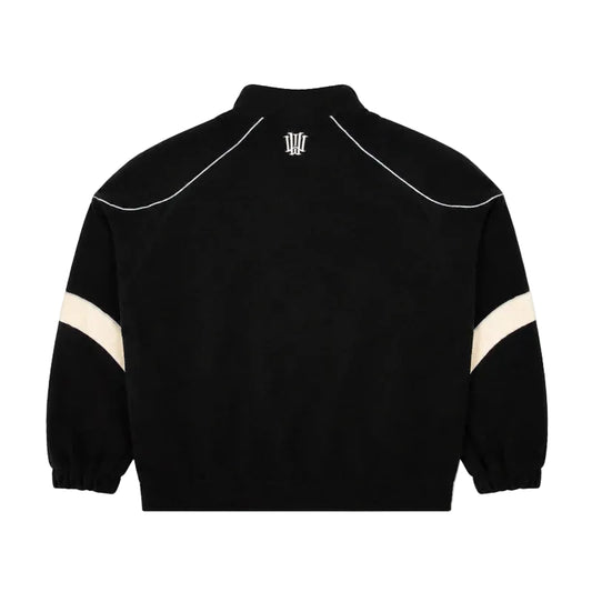 WNDRR Havok 1/4 Zip Polar Fleece Crew - Black