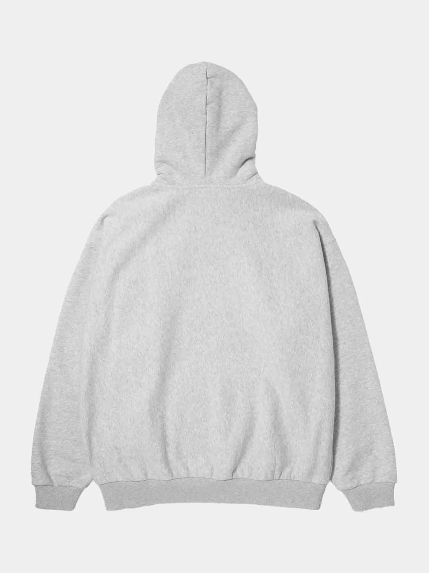 HUF Benton Heavyweight Mens Hoodie - Heather Grey