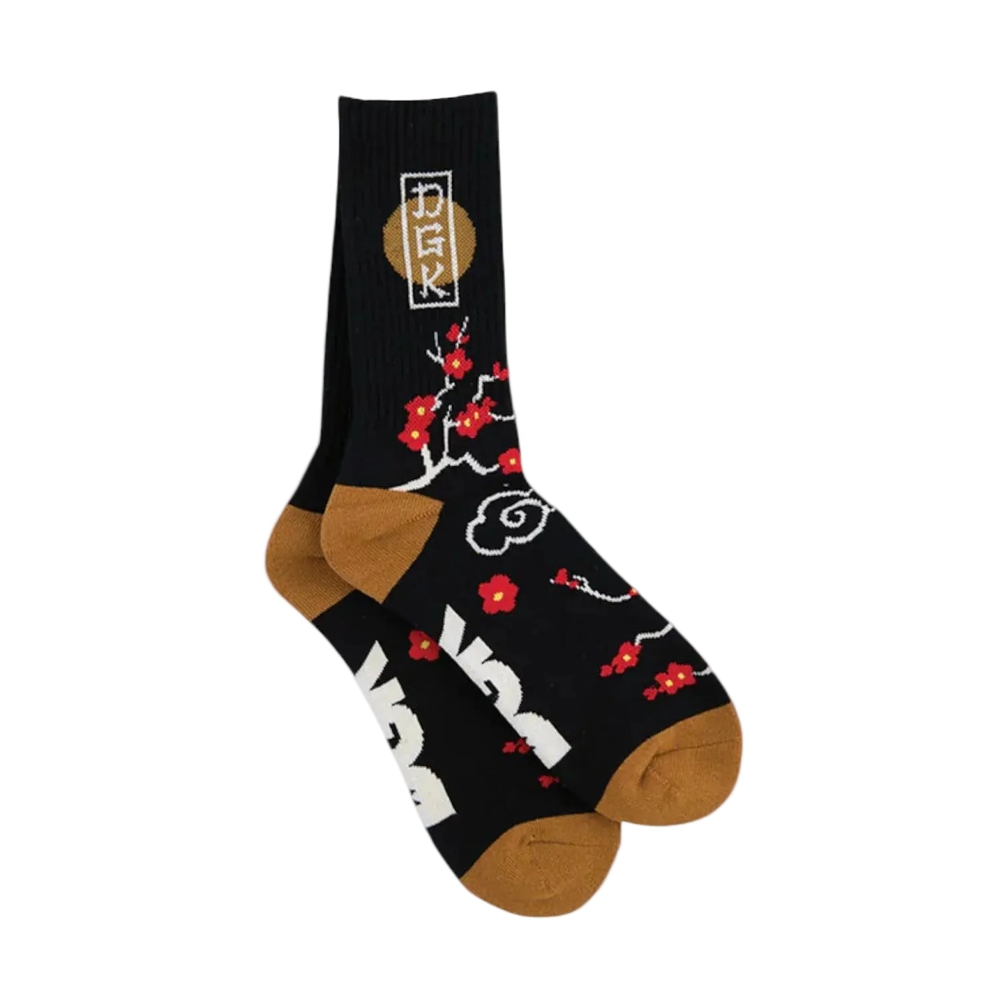 DGK Patience 1pk Crew Socks - Black