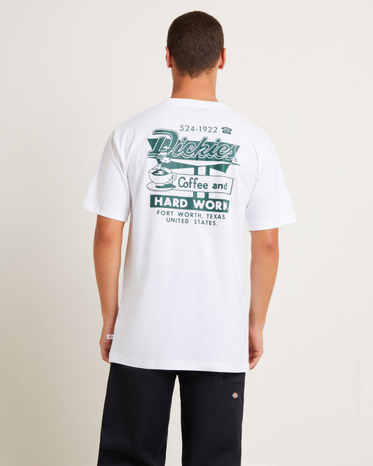 DICKIES Pitstop 330 Classic Fit Mens Tee - White