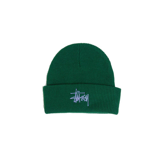 STUSSY Graffiti Tall Beanie - Fern