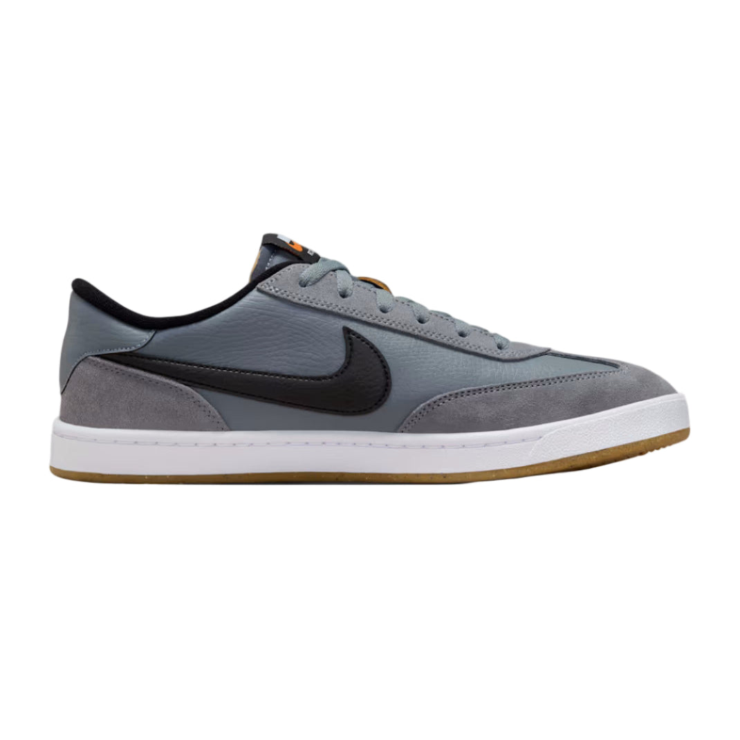 NIKE SB FC Classic Shoe - Cool Grey/White/Vivid Orange/Black