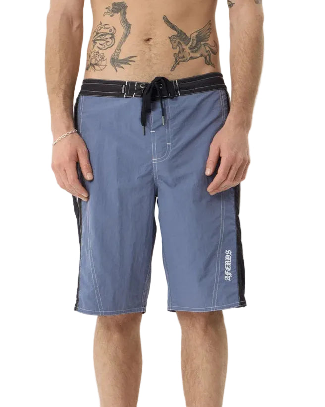 AFENDS Surf Related V2 22" Board Short - Slate Blue