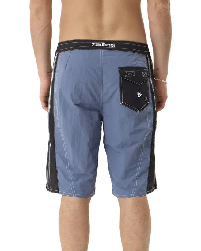 AFENDS Surf Related V2 22" Board Short - Slate Blue