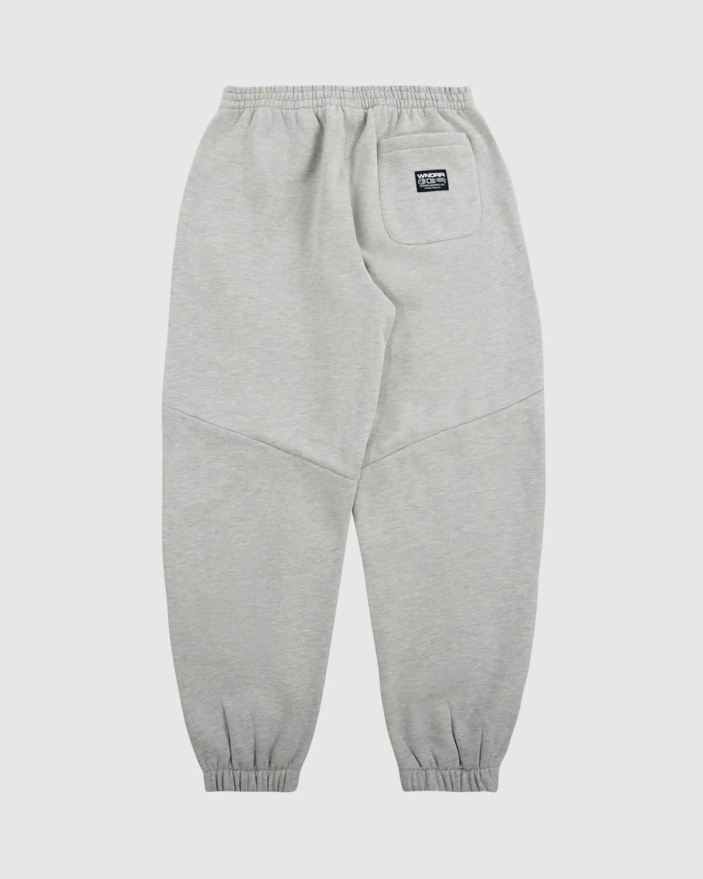 WNDRR Halo Mens Baggy Trackpant - Grey Marle