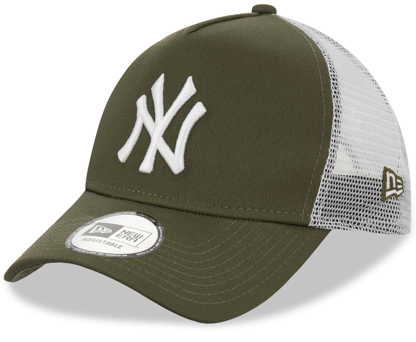 NEW ERA New York Yankees 9FORTY A-Frame Snapback Trucker Cap - Dark Green/White