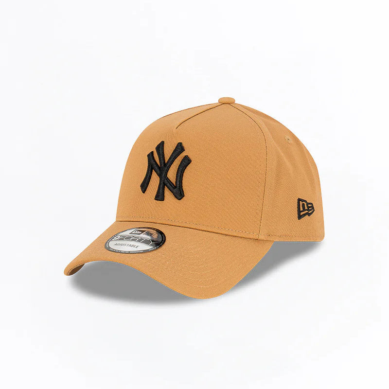 NEW ERA New York Yankees 9FORTY A-Frame Snapback Cap - Wheat/Black
