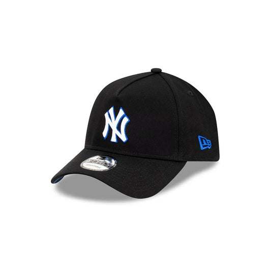 NEW ERA New York Yankees 9FORTY A-Frame Snapback Cap - Black/Royal/White
