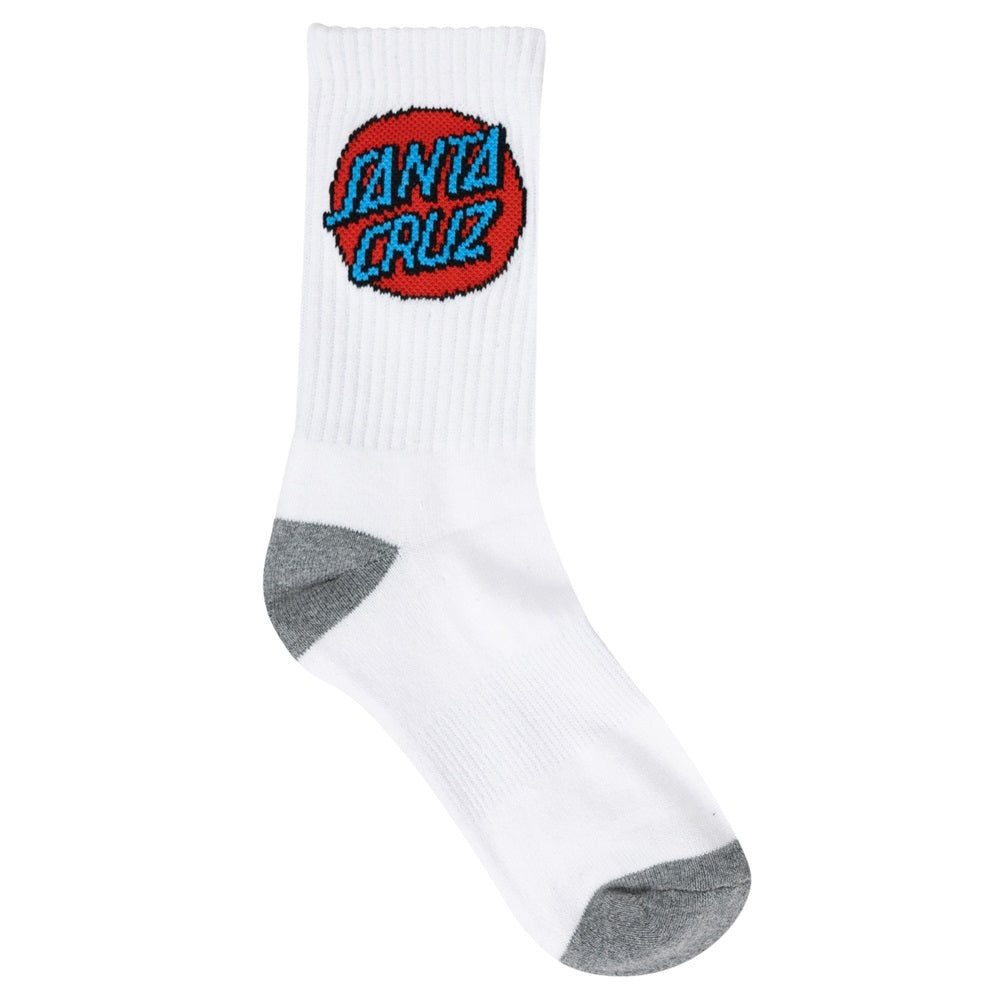 SANTA CRUZ Other Dot Youth 4pk Socks - Black/White/Grey Marle