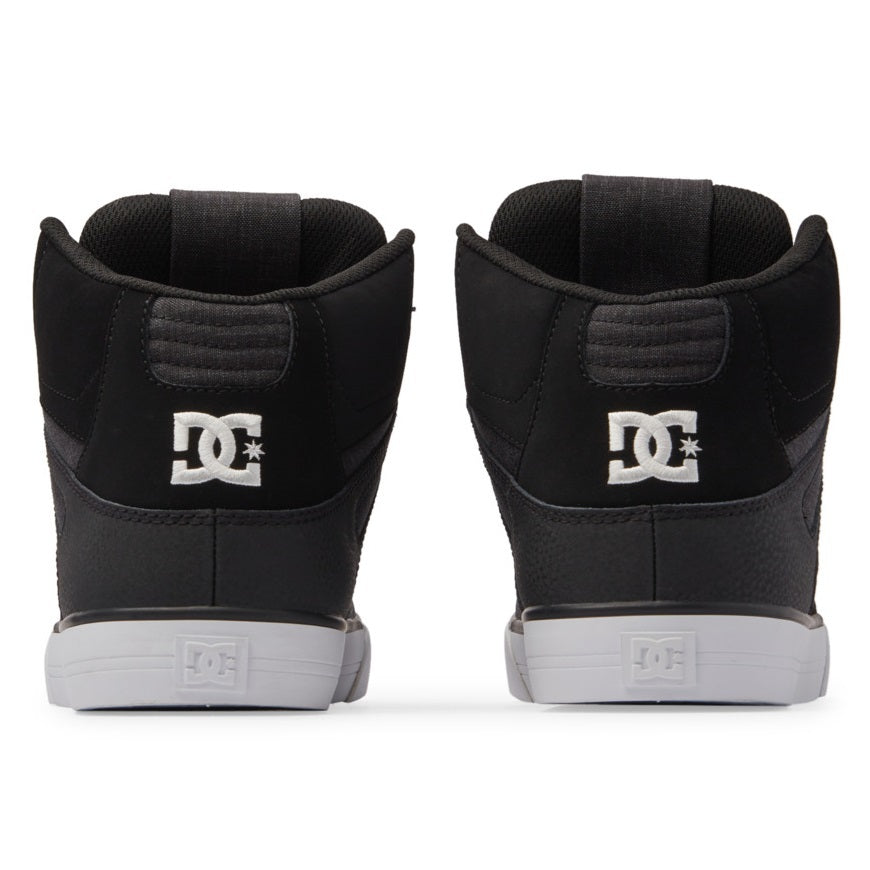 DC Pure Hi Wc Mens Shoe - Black/White/Battleship