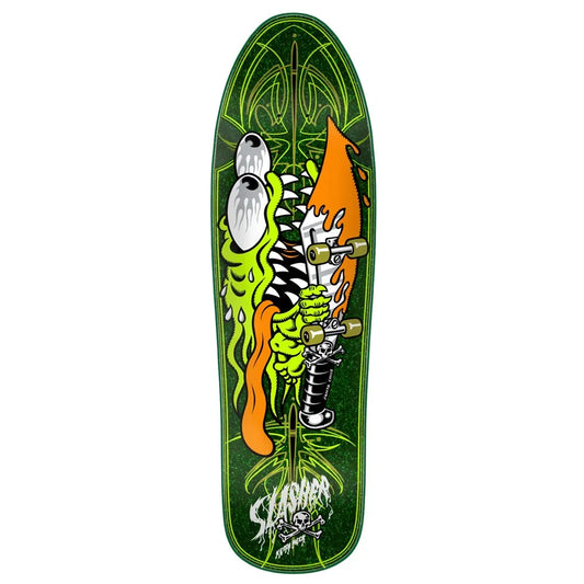 SANTA CRUZ Pinstripe Slasher 9.23 X 31.67 Cruiser Deck - Green