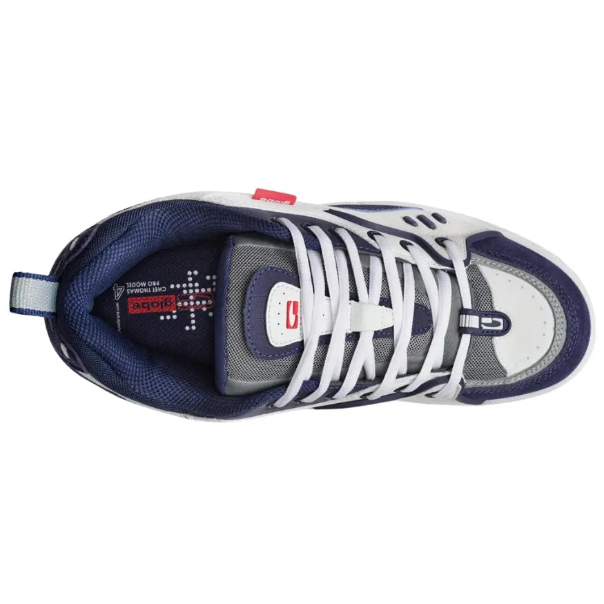 GLOBE CT-4 Mens Low Shoe - White/Navy