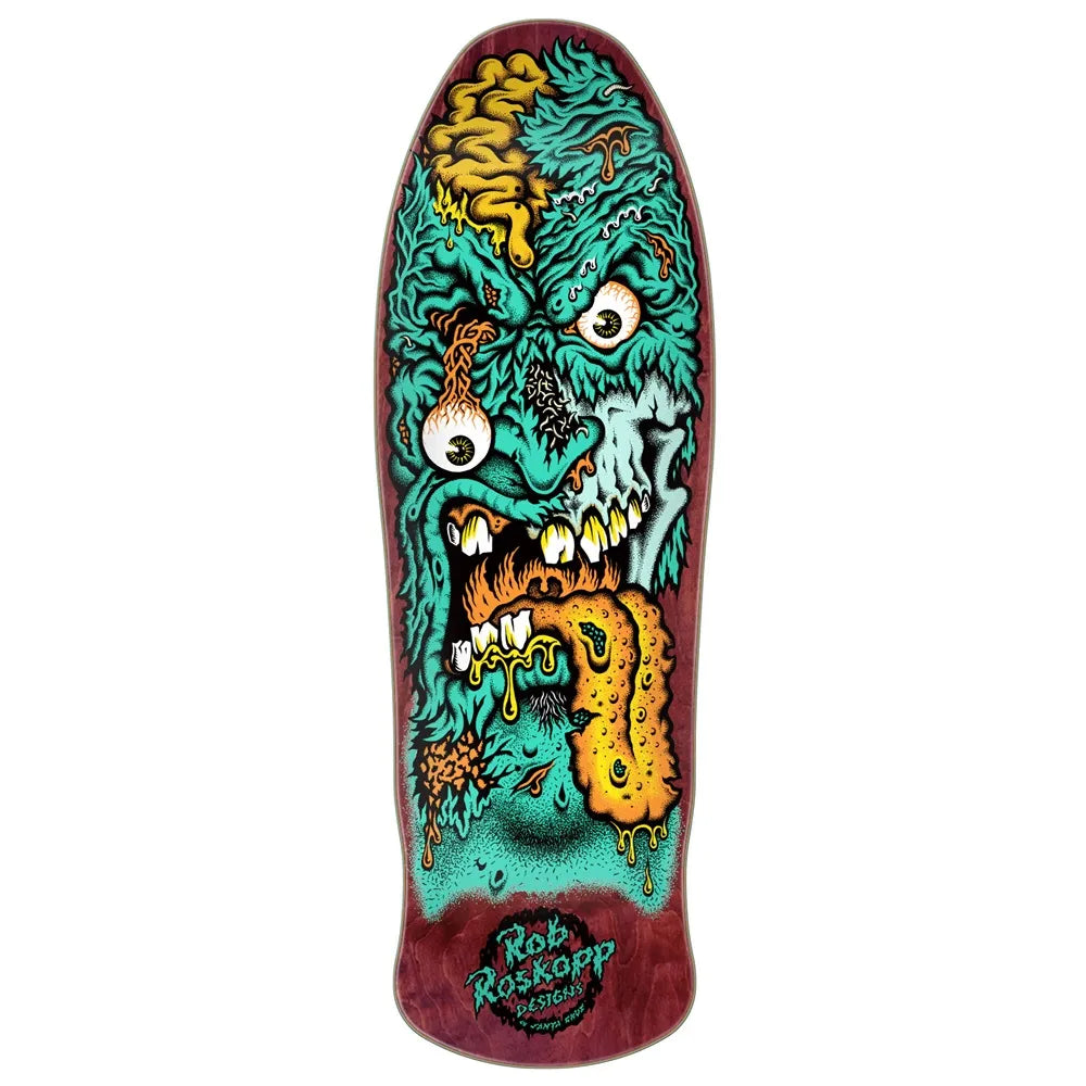 SANTA CRUZ Roskop Face Two Reissue 9.9 X 30.8 Cruiser Deck - Multi