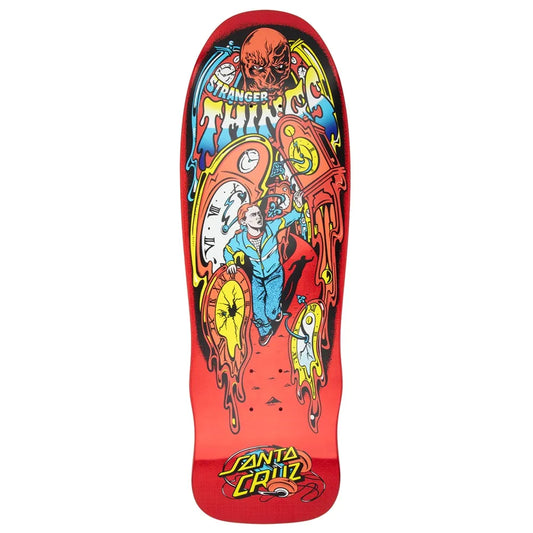 SANTA CRUZ Stranger Things Grabke Max Melting Clock 9.7 X 29.4 Cruiser Deck -  Multi