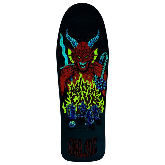 SANTA CRUZ Stranger Things Knox Hellfire Pit 10.7 X 31.275 Cruiser Deck -  Multi