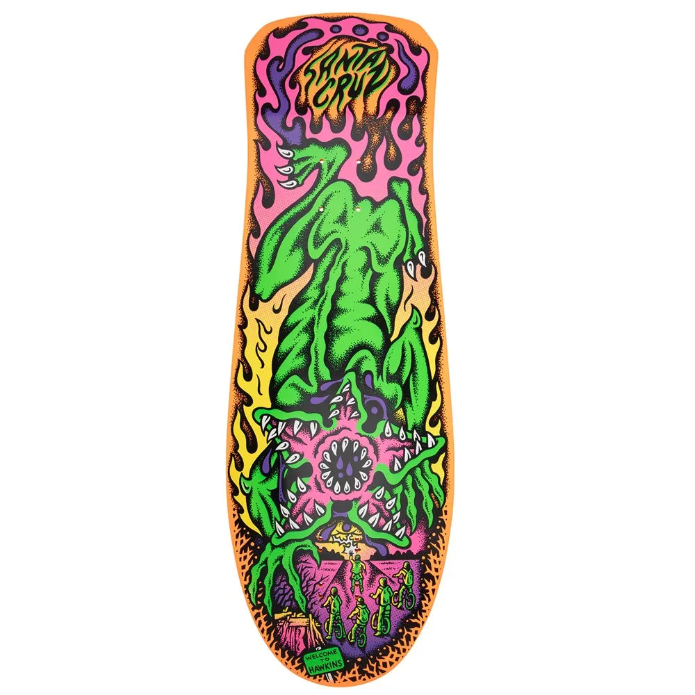 SANTA CRUZ Stranger Things Salba Demogorgon 10.3 X 31.10 Cruiser Deck -  Multi