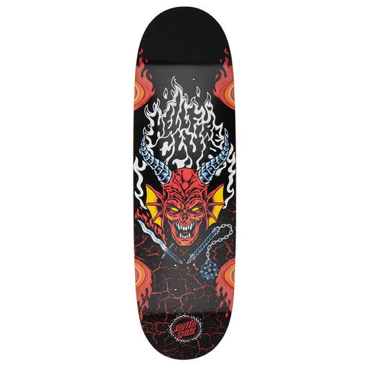 SANTA CRUZ Stranger Things Hellfire Club Flames 9 X 32 Deck -  Multi