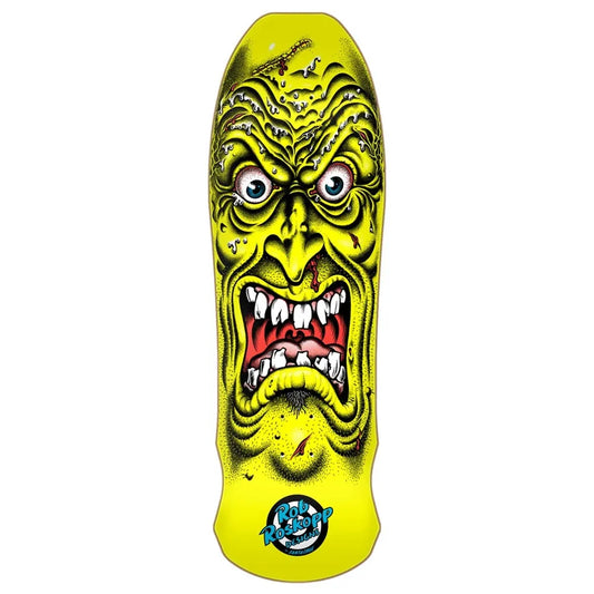 SANTA CRUZ Roskopp Face Reissue 9.5 X 31 Cruiser Deck - Yellow