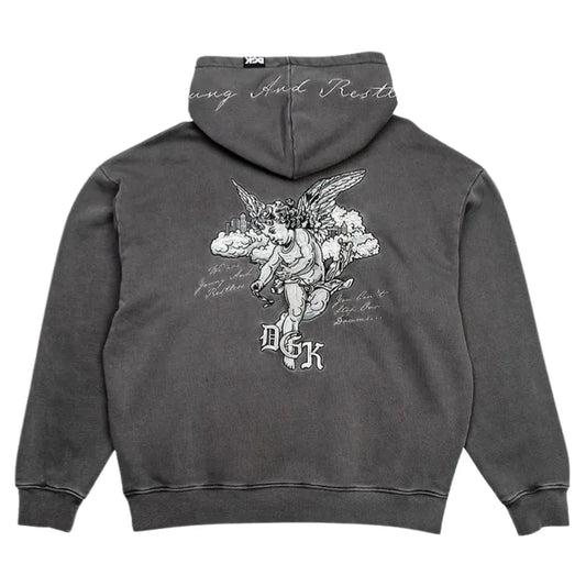 DGK Restless Mens Hoodie - Washed Black