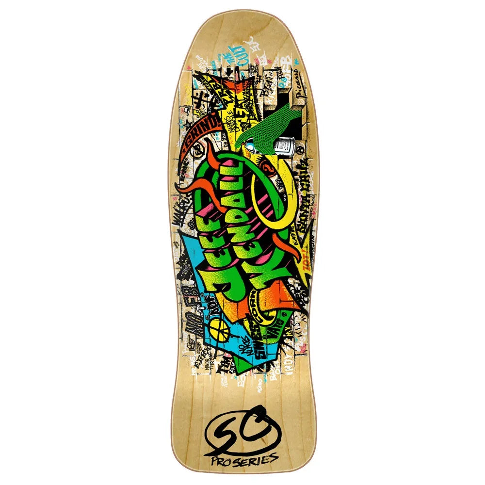 SANTA CRUZ Kendall Graffiti Reissue 9.69 X 29.85 Cruiser Deck - Multi