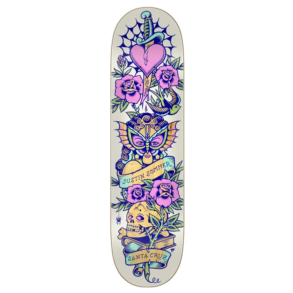 SANTA CRUZ Sommer Tattooed Pro 8.25 X 31.8 Deck - Multi