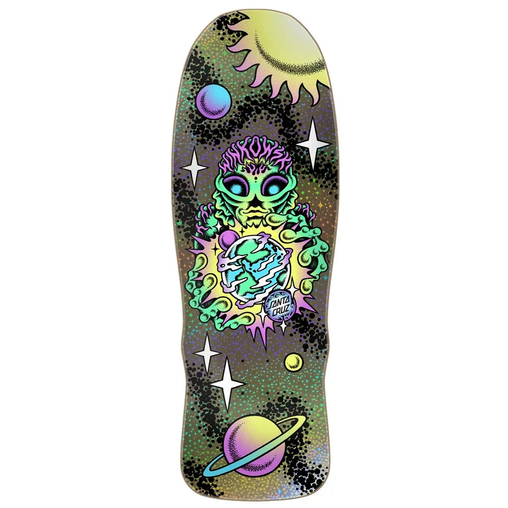 SANTA CRUZ Winkowski Cosmic 10.35 X 30.54 Pro Shaped Cruiser Deck - Multi/Foil