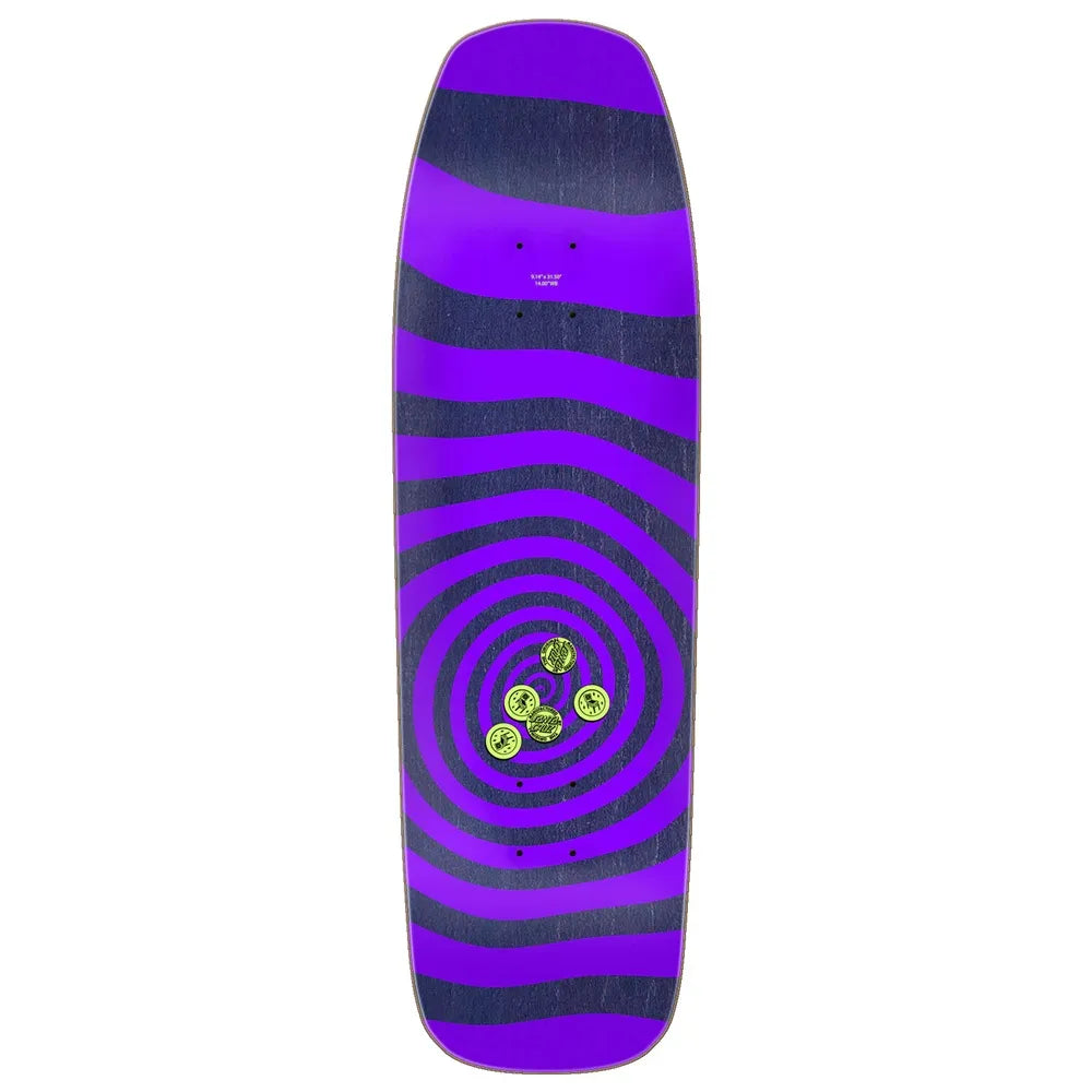 SANTA CRUZ Delfino Pinball Vision 9.14 X 31.50 Pro Shaped Deck - Multi